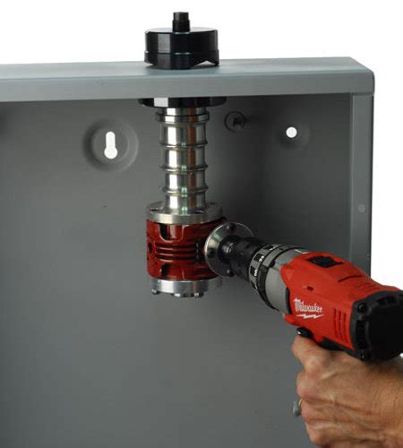 punch out electrical box|electrical box punch tool.